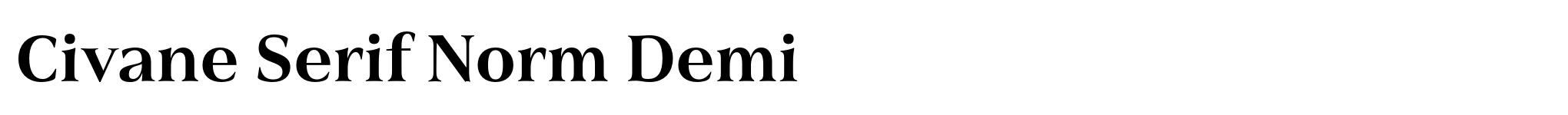 Civane Serif Norm Demi image